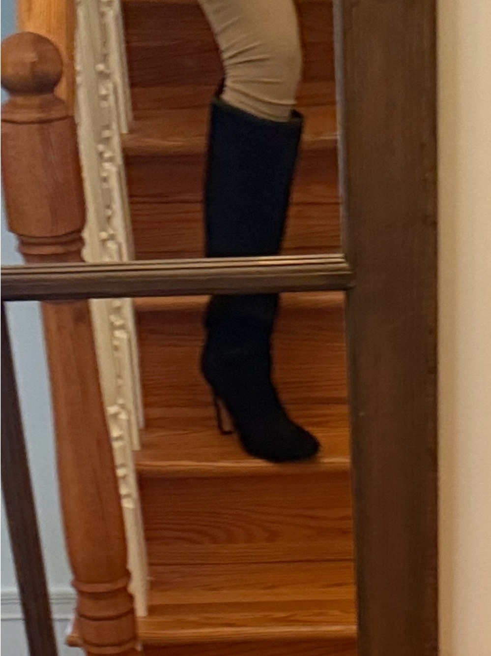 Stuart Weitzman Classic Black Suede Heeled Boots NEW - Picture 12 of 12